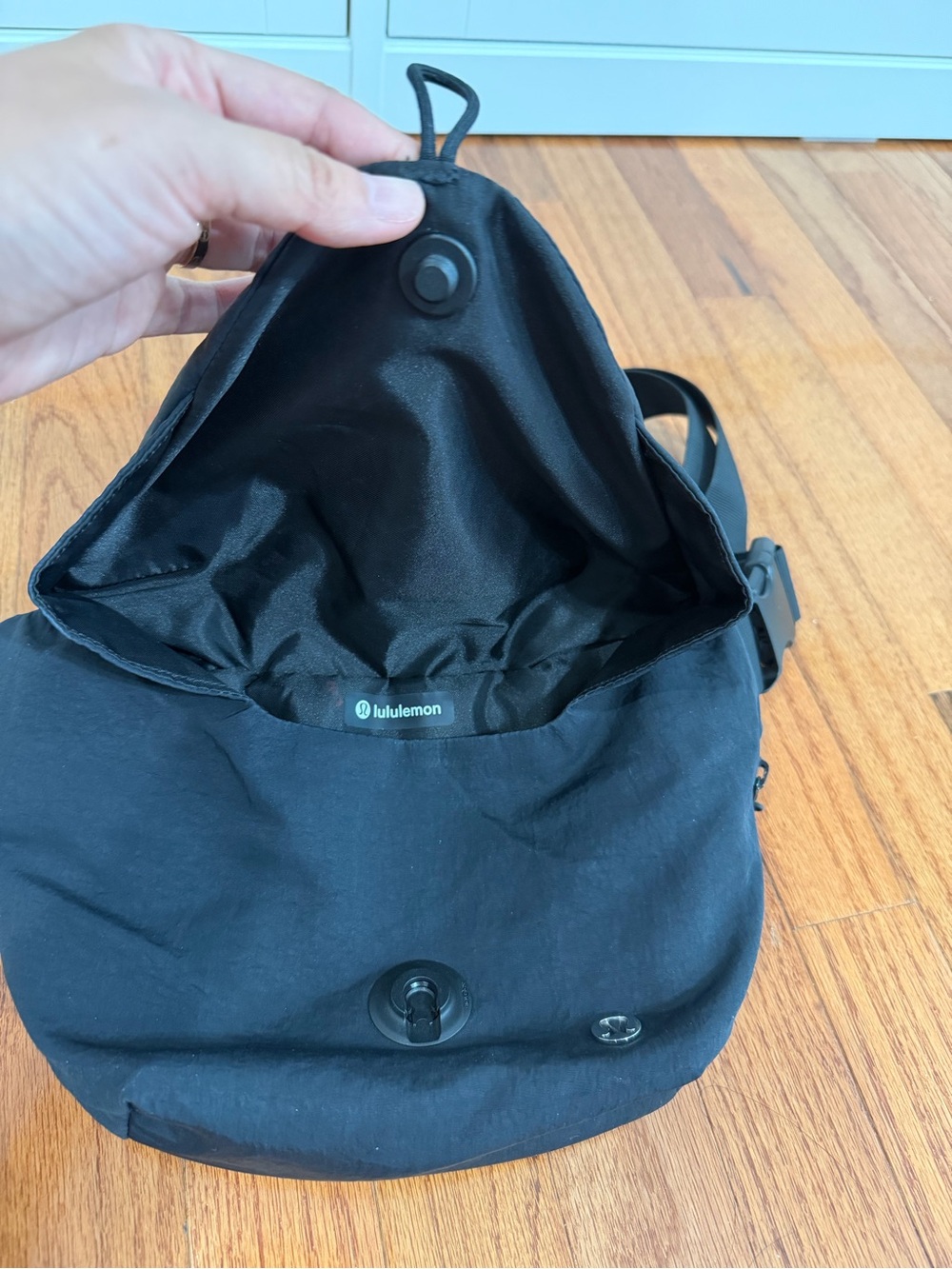 Lululemon Black Crossbody Bag with Curved  Top Handle - Picture 6 of 8